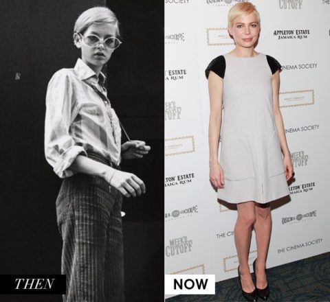 Twiggy and Michelle Williams