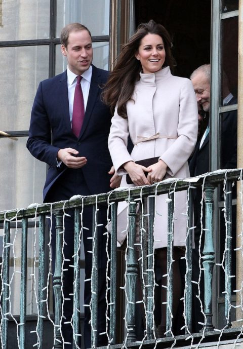 Prince William and Kate Middleton visit Cambridge