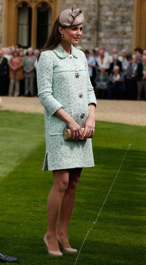 Duchess of Cambridge baby bump Mulberry Queen's Scouts