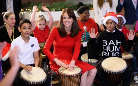 kate middleton anne freud centre christmas party alexander mcqueen