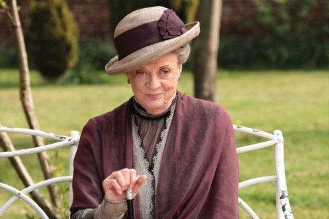 Queen of Quip Maggie Smith as the Dowager Countess