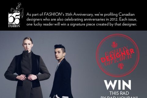 FASHION designer giveaway: Enter to win this Rad by Rad Hourani coat