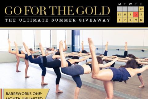 Go for the gold! Enter to win a one-month unlimited pass to Toronto’s Barreworks!