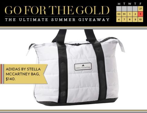 Go for the gold! Enter to win one of five Adidas by Stella McCartney bags!