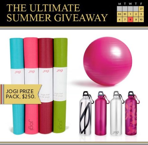 Go for the gold! Enter to win a Jogi yoga prize pack and gift card!
