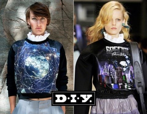 DIY Balenciaga Fall 2012 Sci Fi Sweater