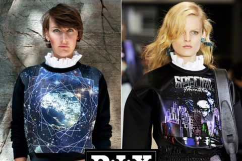 DIY Balenciaga Fall 2012 Sci Fi Sweater