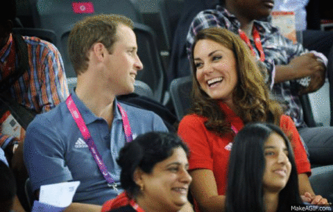 Will and Kate celebrate the Paralympics with an Animated GIF