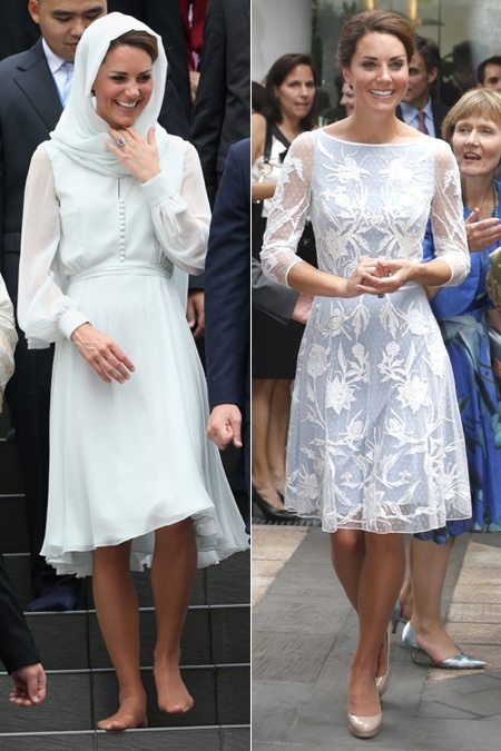 Kate Middleton looks as graceful as ever in Beulah and Temperley London ...
