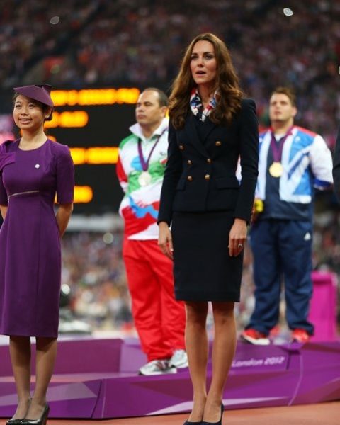 2012 London Paralympics - Day 4 - Athletics - Kate Middleton