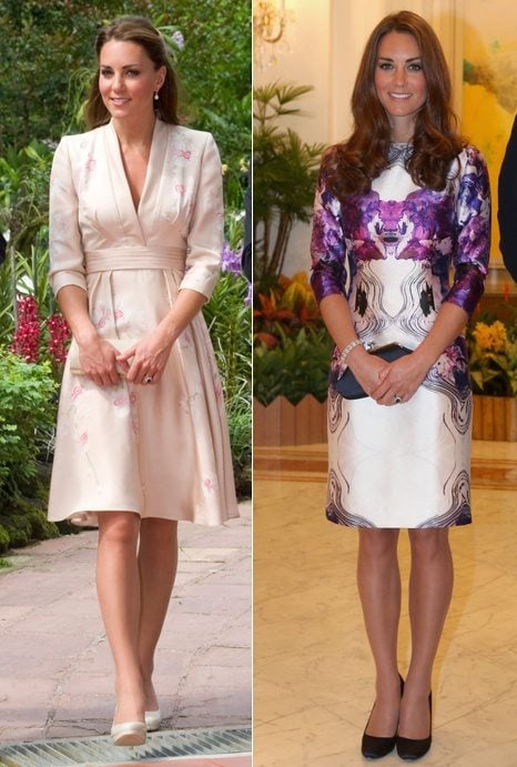 Kate Middleton Prabal Gurung Jenny Packham Singapore Tour