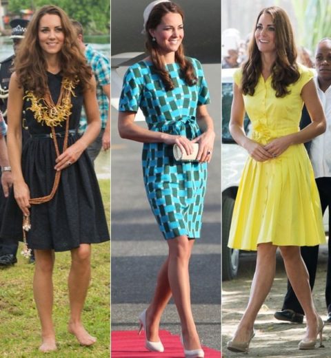Kate Middleton looks relaxed in Mulberry and Jonathan Saunders
