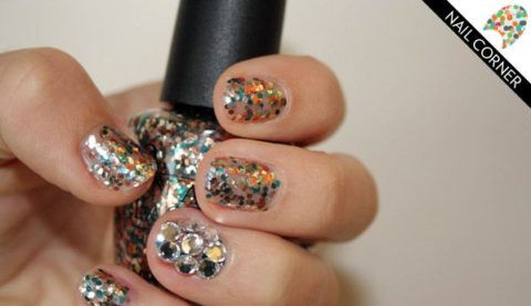TIFF Manicure OPI nail polish glitter