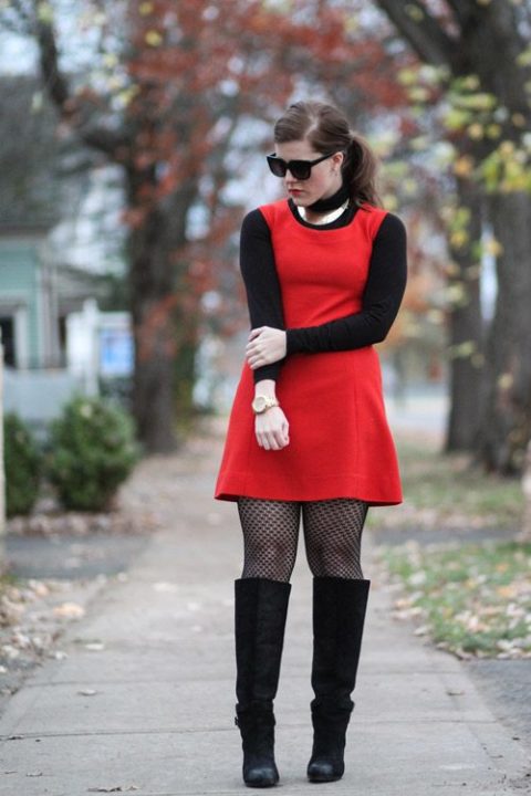 How to style patterned Tights: Styling Tips by RetroCat