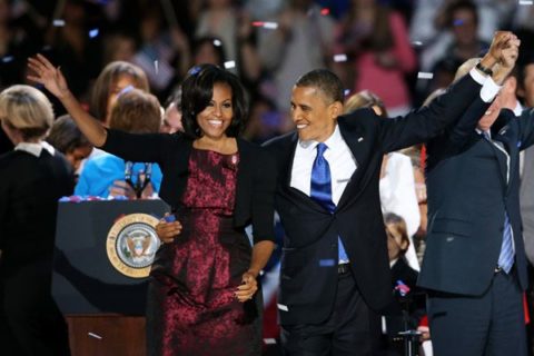 Michelle Obama wears Michael Kors on Election Night