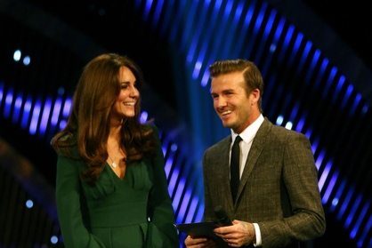 Kate Middleton emerald McQueen gown BBC Sports Personality of the Year Awards 2012