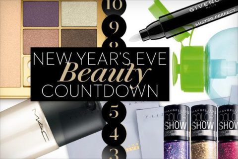 New Year's Eve hair and makeup beauty products