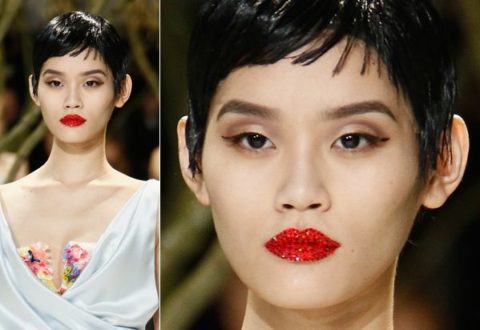 Dior Couture Spring 2013 beauty gemstone lips