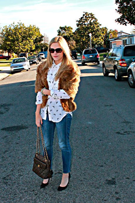 How to wear fur Whitney Cosgrave