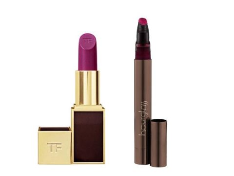 Tom Ford Violet Fatale Lipstick Hourglass Aura Sheer Lip Stain in Scarlet
