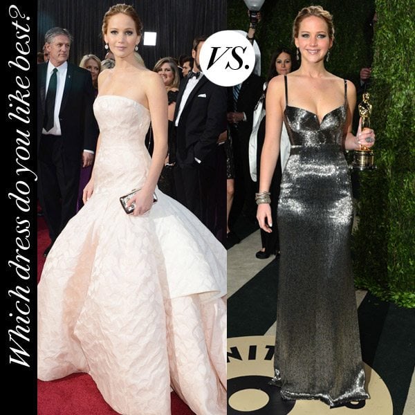 Jennifer Lawrence sizzles in Calvin Klein at the Oscars 2013 Vanity Fair  after party - FASHION Magazine