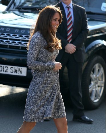 Kate Middleton baby bump Max Mara Studio dress