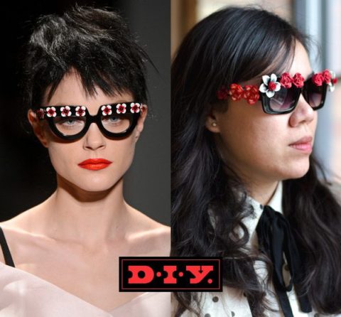 DIY Sunglasses Prada Spring 2013