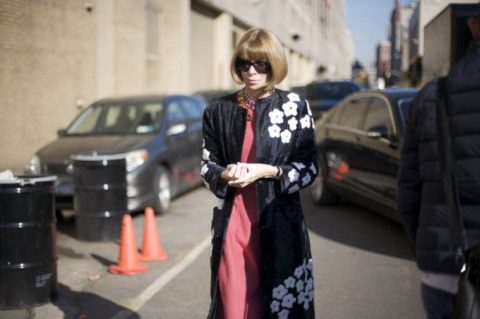 Fall 2013 Trends Outerwear Street Style New York Fashion Week Anna Wintour