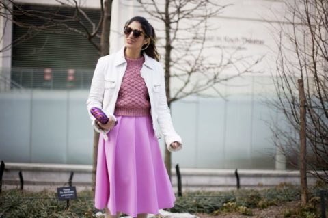 Fall 2013 Trends Pink Street Style New York Fashion Week
