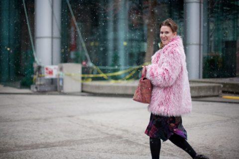 Fall 2013 Trends Pink Street Style Toronto Fashion Week Odessa Paloma Parker