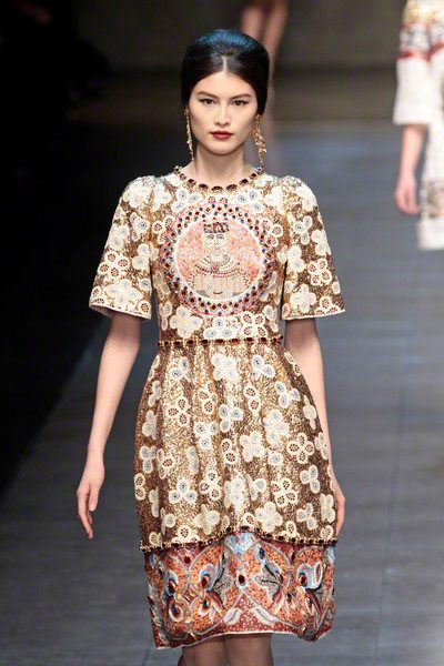 Fall 2013 Trends Prints Dolce and Gabbana