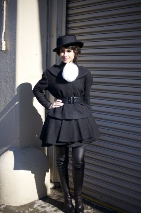 Fall 2013 Trends Skirt Suits Street Style New York Fashion Week Miroslava Duma