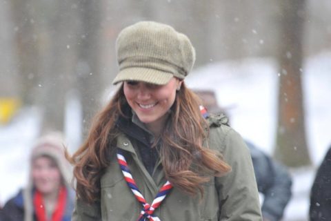 Kate Middleton scout training day