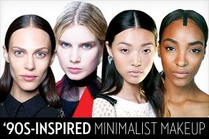 1990s beauty trend minimalist makeup