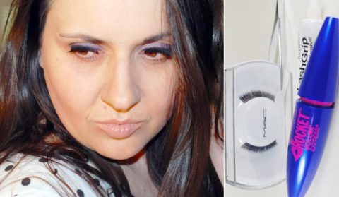 How to apply eyelashes - Sandra