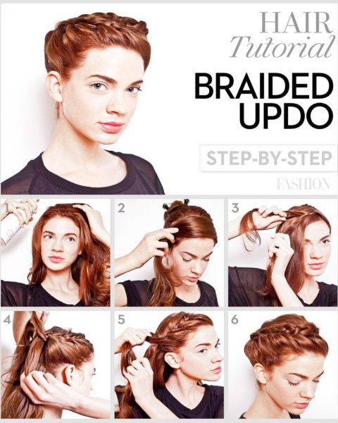 Prom hair tutorial halo braid