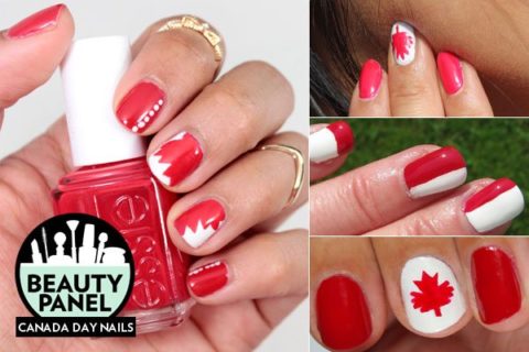 Canada Day Nail Art