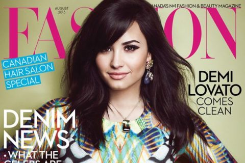 Fashion Magazine August 2013 Demi Lovato