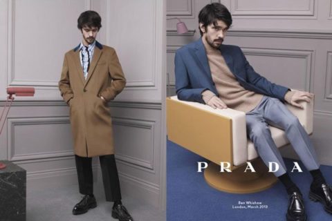 Prada Menswear Fall 2013 Ads Ben Wishaw