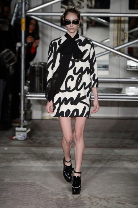 Fall Fashion 2013 Black and White Moschino Cheap and Chic