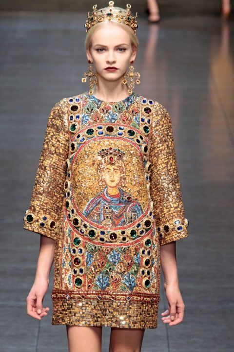 Fall Fashion 2013 Print Dolce Gabbana