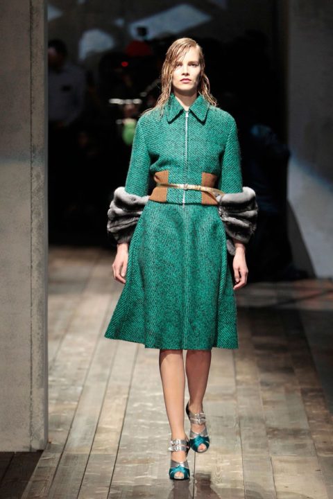 Fall Fashion 2013 Skirt Suit Prada