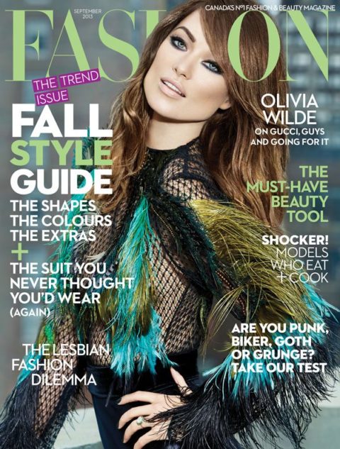 Fashion Magazine September 2013 Olivia Wilde