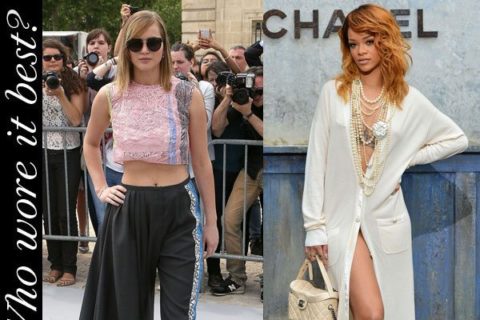 Jennifer Lawrence Rihanna Fall 2013 Couture Paris