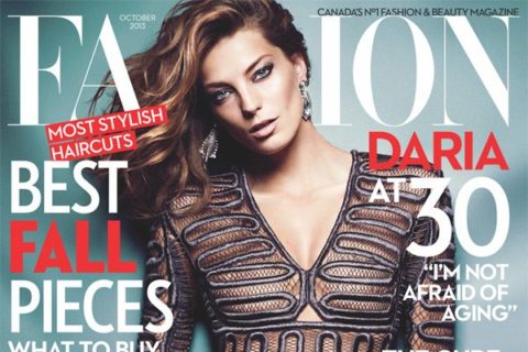 Fashion Magazine October 2013 cover Daria