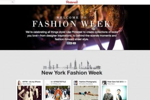Pinterest Fashion Week