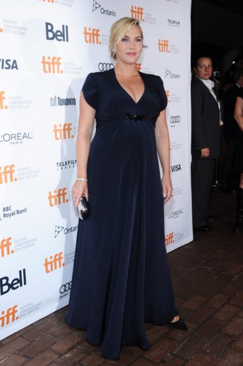 Kate Winslet Pregnant Labor Day Red Carpet TIFF 2013