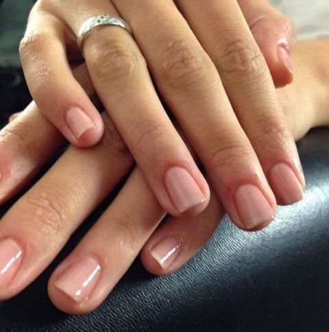 Monique Lhuillier Spring 2014 nails