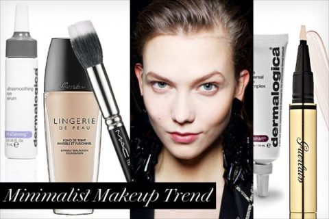 minimalist makeup trend skincare