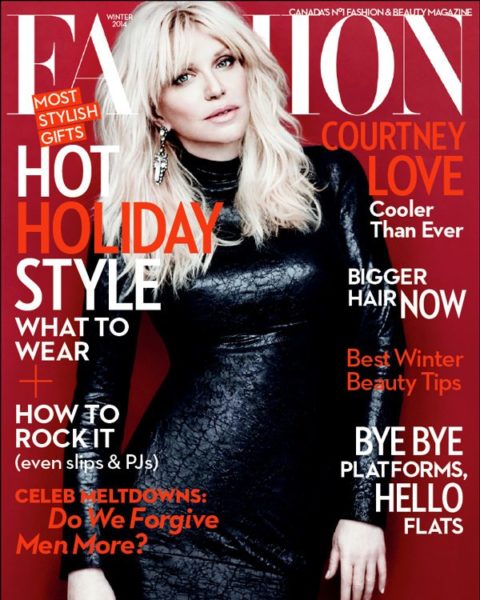 Fashion Magazine Winter 2014 Courtney Love